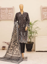 Chand Bagh By Bin Saeed Embroidered Lawn 3 Piece Stitched Suit - BS24CBEL D-28