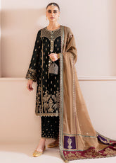 Chandni By Jazmin Embroidered Velvet 3 Piece Unstitched Suit JZ25CLV D-CVF-01 RAANI