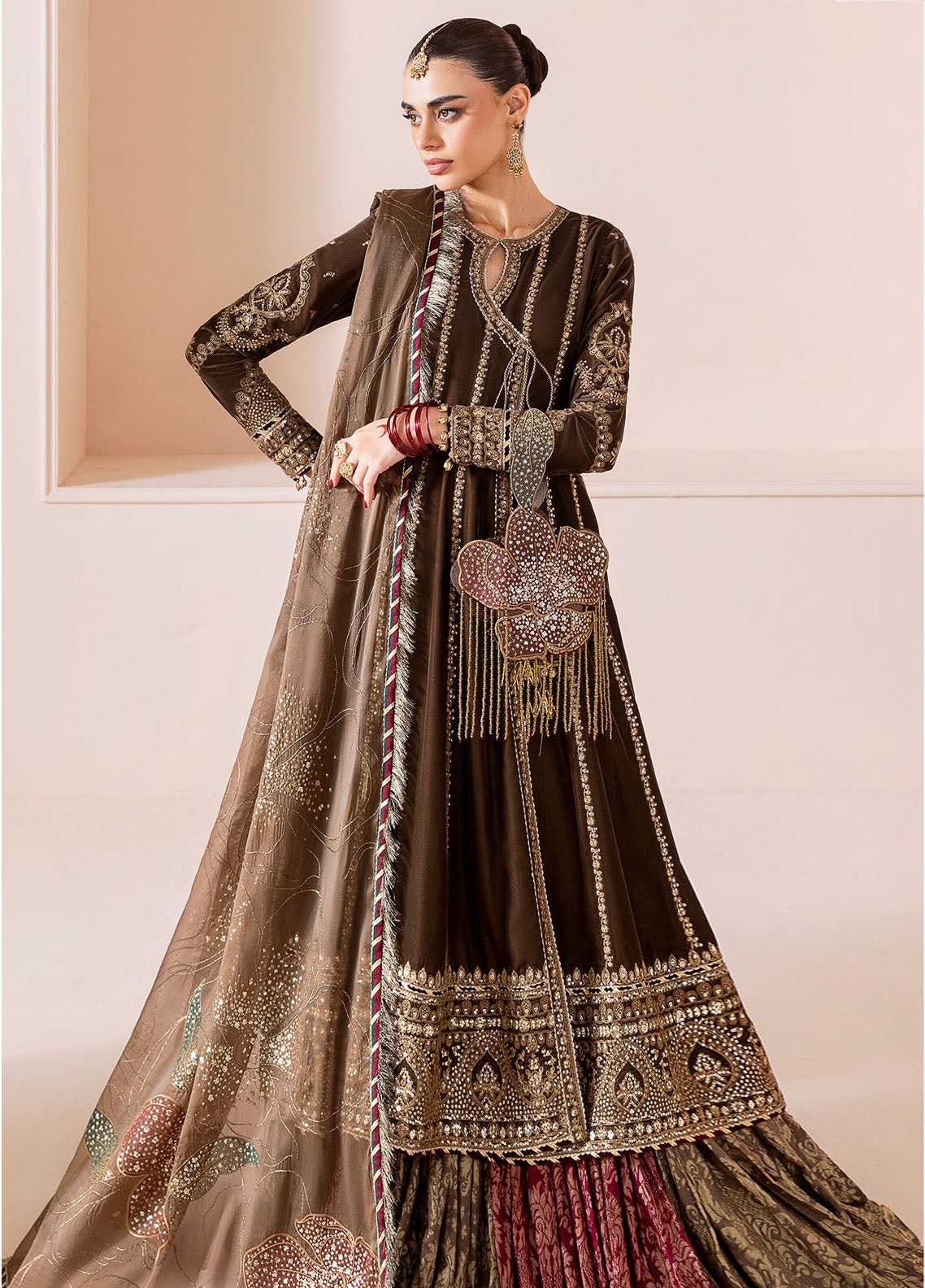 Chandni By Jazmin Embroidered Velvet 3 Piece Unstitched Suit JZ25CLV D-CVF-04 GULRUH Chandni By Jazmin Embroidered Velvet 3 Piece Unstitched Suit JZ25CLV D-CVF-04 GULRUH