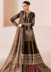 Chandni By Jazmin Embroidered Velvet 3 Piece Unstitched Suit JZ25CLV D-CVF-04 GULRUH