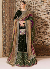 Chandni By Jazmin Embroidered Velvet 3 Piece Unstitched Suit JZ25CLV D-CVF-09 CHAMBELI