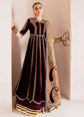 Chandni By Jazmin Embroidered Velvet 3 Piece Unstitched Suit JZ25CLV D-CVF-12 GULMIRA