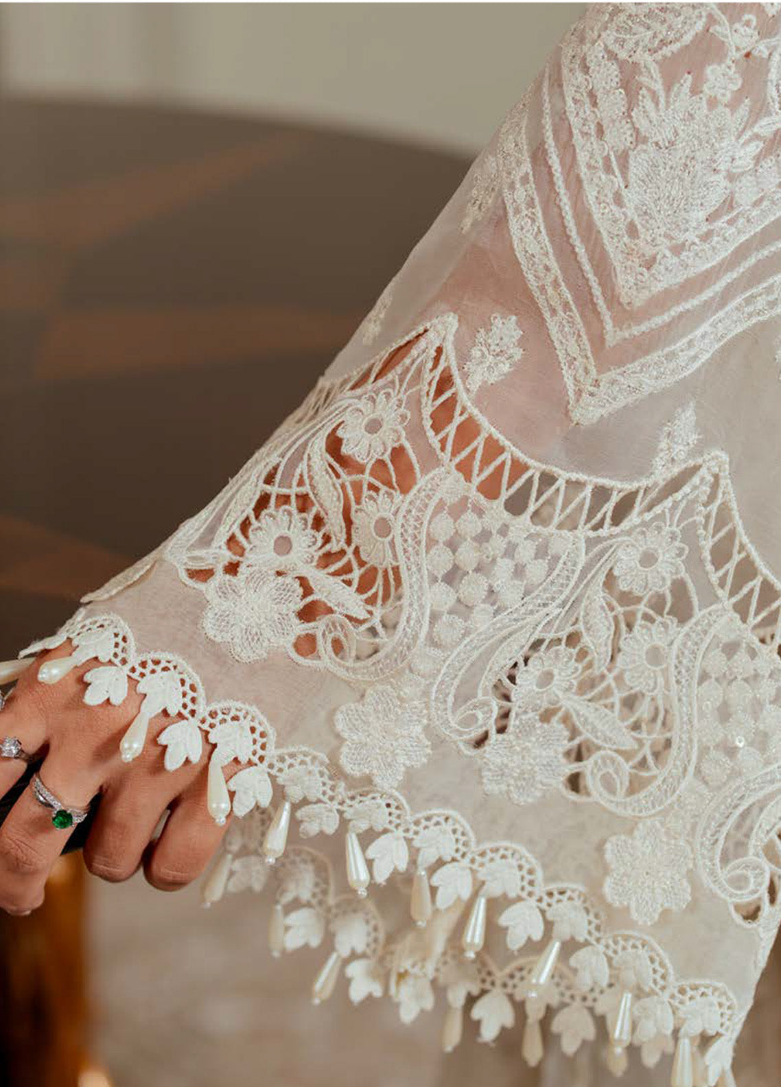 Chantelle By Baroque Embroidered Chiffon 3 Piece Unstitched Suit BQ24CEV13 EC-02 Chantelle By Baroque Embroidered Chiffon 3 Piece Unstitched Suit BQ24CEV13 EC-02