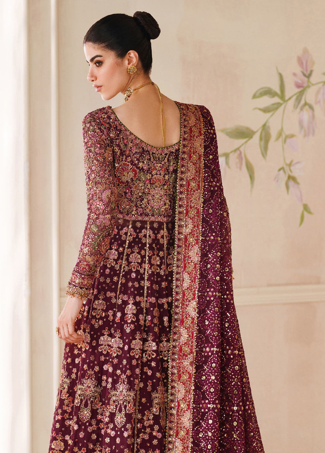 Chantelle By Baroque Embroidered Chiffon 3 Piece Unstitched Suit BQ25CFEV14 D-CH-05 Chantelle By Baroque Embroidered Chiffon 3 Piece Unstitched Suit BQ25CFEV14 D-CH-05