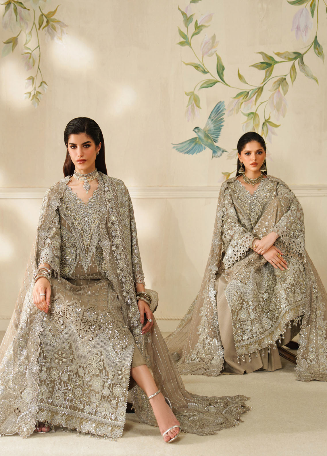 Chantelle By Baroque Embroidered Chiffon 3 Piece Unstitched Suit BQ25CFEV14 D-CH-08 Chantelle By Baroque Embroidered Chiffon 3 Piece Unstitched Suit BQ25CFEV14 D-CH-08