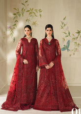 Chantelle By Baroque Embroidered Net 3 Piece Unstitched Suit BQ25CFEV14 D-CH-01