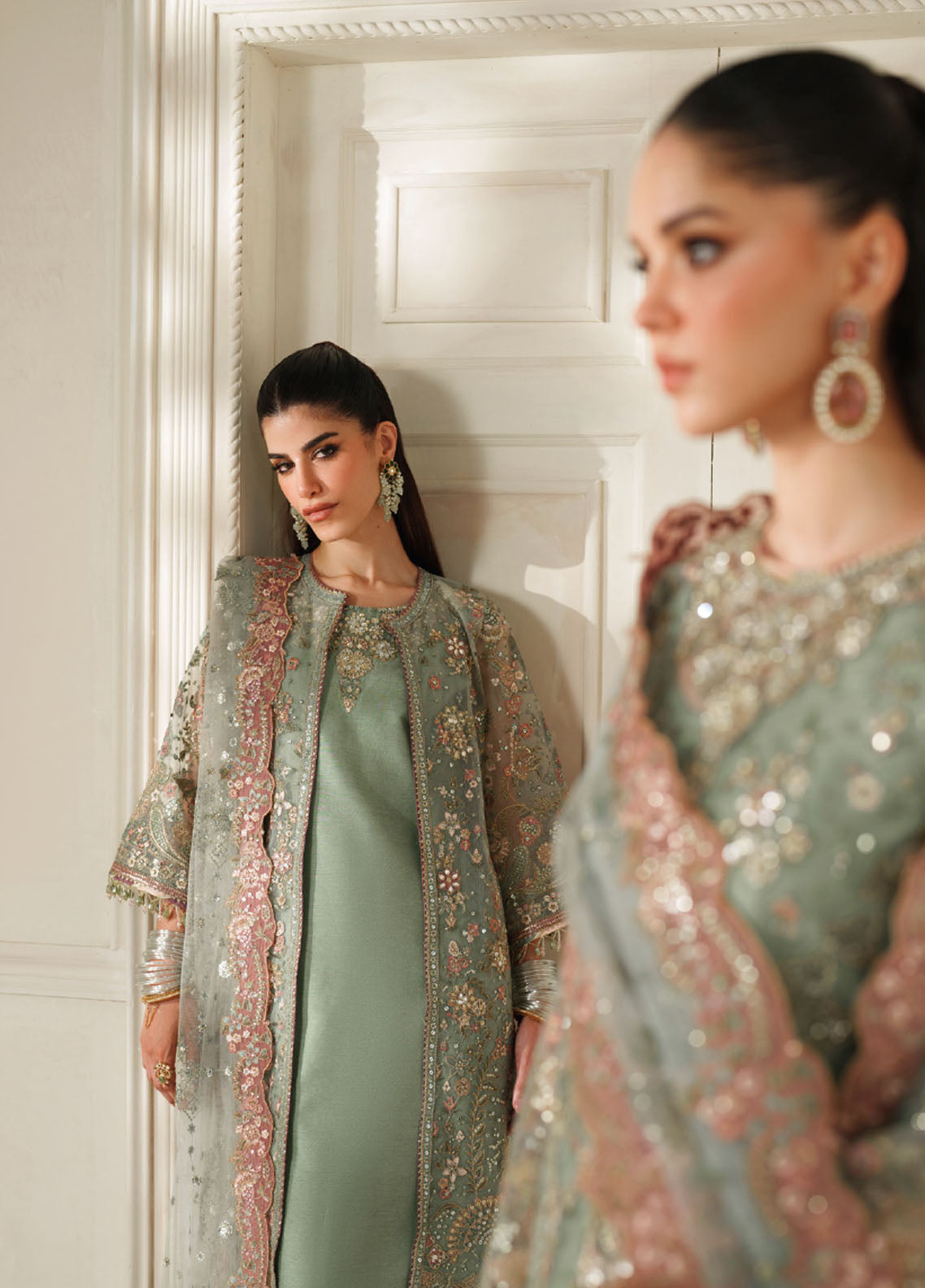 Chantelle By Baroque Embroidered Net 3 Piece Unstitched Suit BQ25CFEV14 D-CH-06 Chantelle By Baroque Embroidered Net 3 Piece Unstitched Suit BQ25CFEV14 D-CH-06