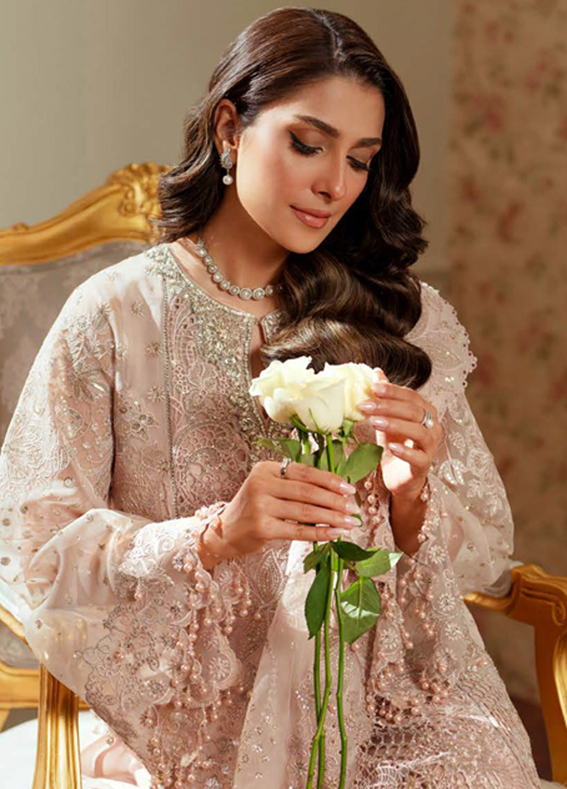 Chantelle By Baroque Embroidered Organza 3 Piece Unstitched Suit BQ24CEV13 EC-04 Chantelle By Baroque Embroidered Organza 3 Piece Unstitched Suit BQ24CEV13 EC-04