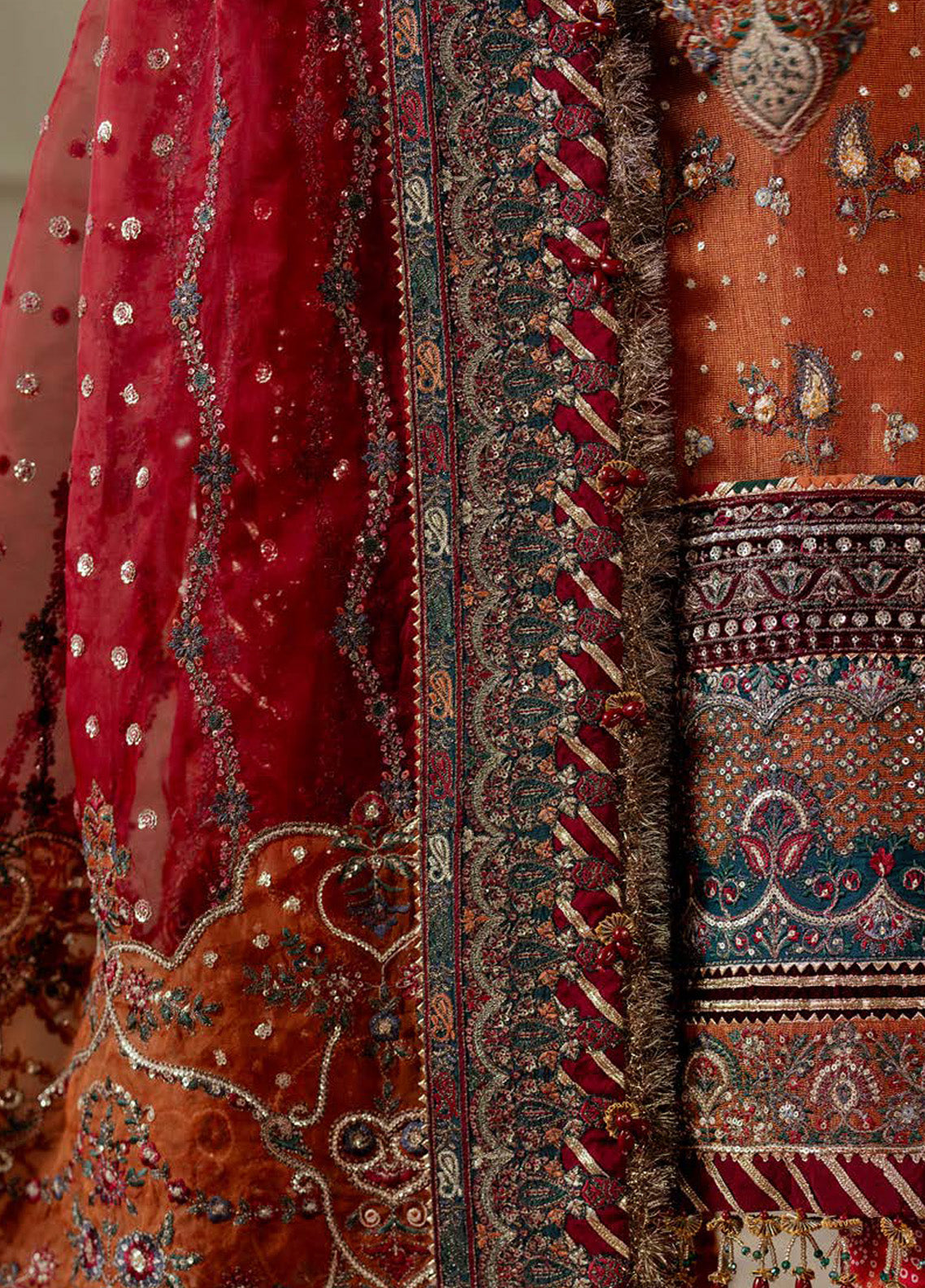 Chantelle By Baroque Embroidered Zari Net 3 Piece Unstitched Suit BQ24CEV13 EC-01 Chantelle By Baroque Embroidered Zari Net 3 Piece Unstitched Suit BQ24CEV13 EC-01