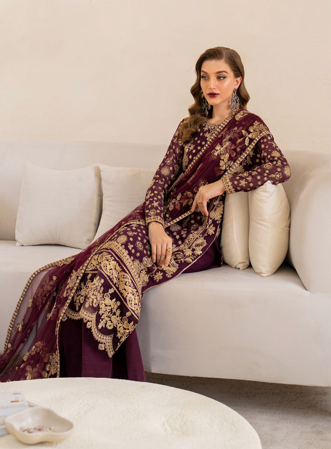 Chinon By Iznik Embroidered Luxury Chiffon 3 Piece Unstitched Suit IZ24CCV2 CC-42 Chinon By Iznik Embroidered Luxury Chiffon 3 Piece Unstitched Suit IZ24CCV2 CC-42