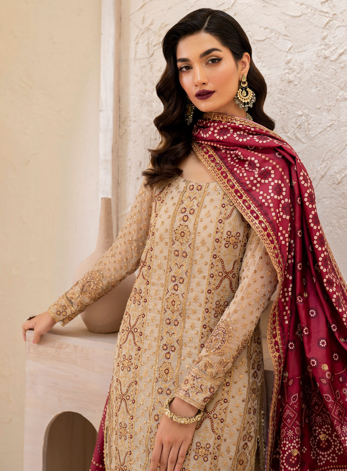 Chinon By Iznik Embroidered Luxury Chiffon 3 Piece Unstitched Suit IZ24CCV2 CC-44 Chinon By Iznik Embroidered Luxury Chiffon 3 Piece Unstitched Suit IZ24CCV2 CC-44
