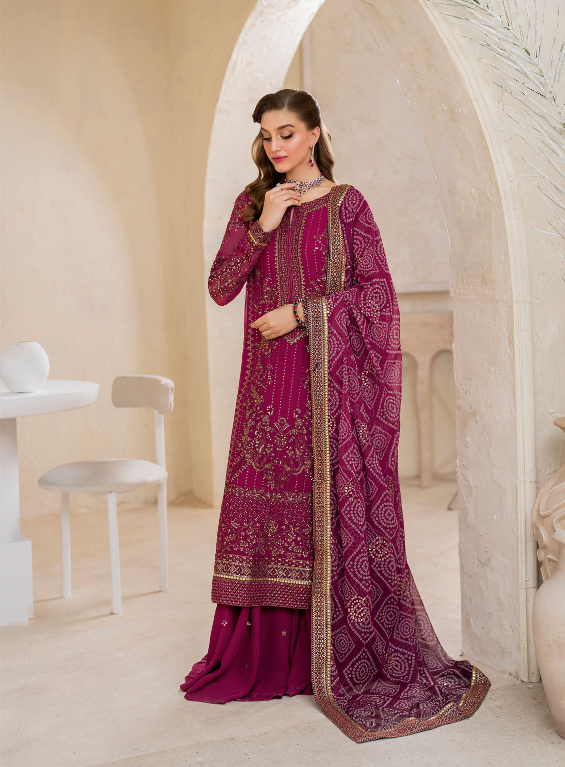 Chinon By Iznik Embroidered Luxury Chiffon 3 Piece Unstitched Suit IZ24CCV2 CC-45 Chinon By Iznik Embroidered Luxury Chiffon 3 Piece Unstitched Suit IZ24CCV2 CC-45