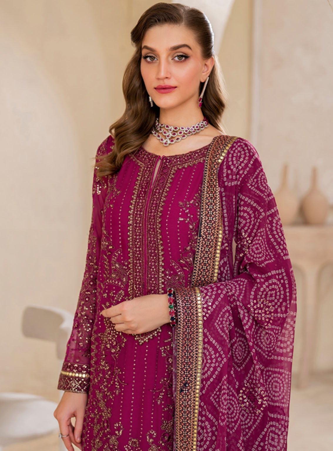 Chinon By Iznik Embroidered Luxury Chiffon 3 Piece Unstitched Suit IZ24CCV2 CC-45 Chinon By Iznik Embroidered Luxury Chiffon 3 Piece Unstitched Suit IZ24CCV2 CC-45