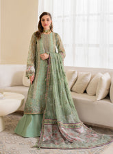 Chinon By Iznik Embroidered Luxury Net 3 Piece Unstitched Suit IZ24CCV2 CC-41