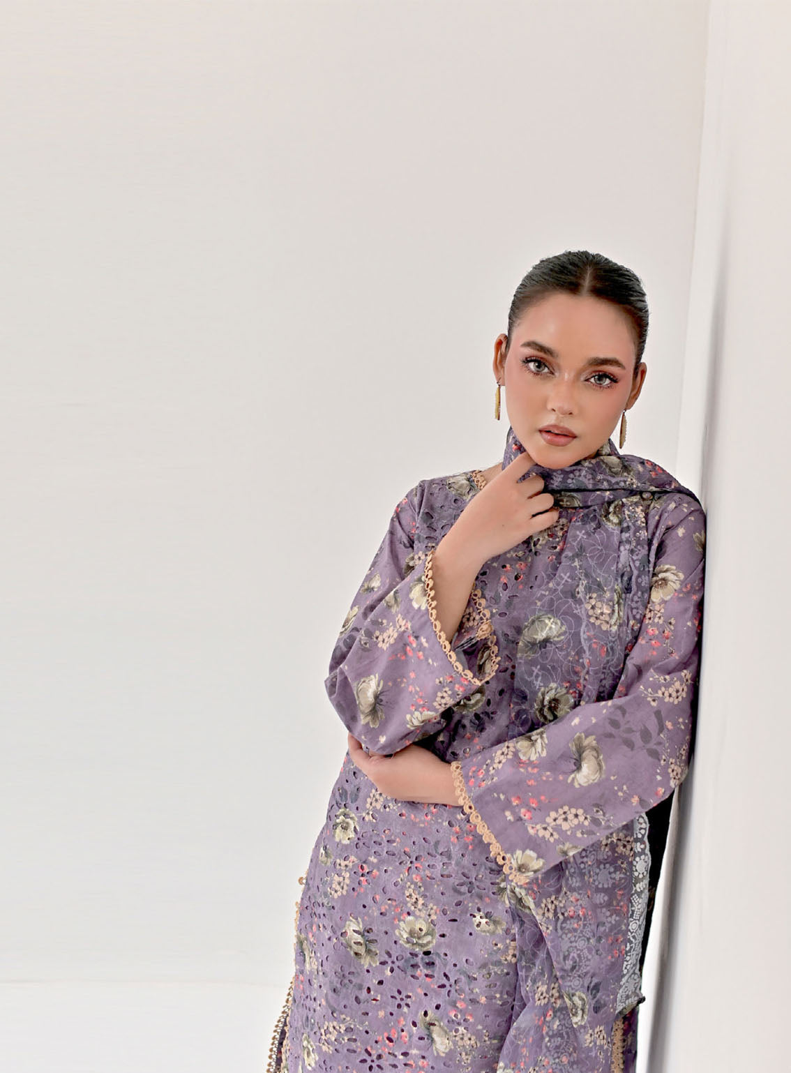 Chromatic By Noorma Kaamal Chikankari Lawn 3 Piece Unstitched Suit NK24C NK-CPC-03 Chromatic By Noorma Kaamal Chikankari Lawn 3 Piece Unstitched Suit NK24C NK-CPC-03