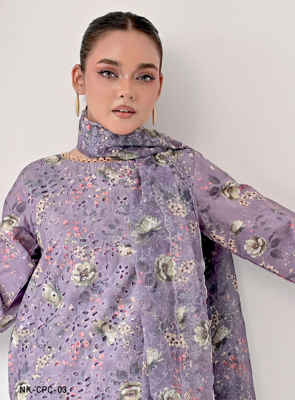 Chromatic By Noorma Kaamal Chikankari Lawn 3 Piece Unstitched Suit NK24C NK-CPC-03 Chromatic By Noorma Kaamal Chikankari Lawn 3 Piece Unstitched Suit NK24C NK-CPC-03