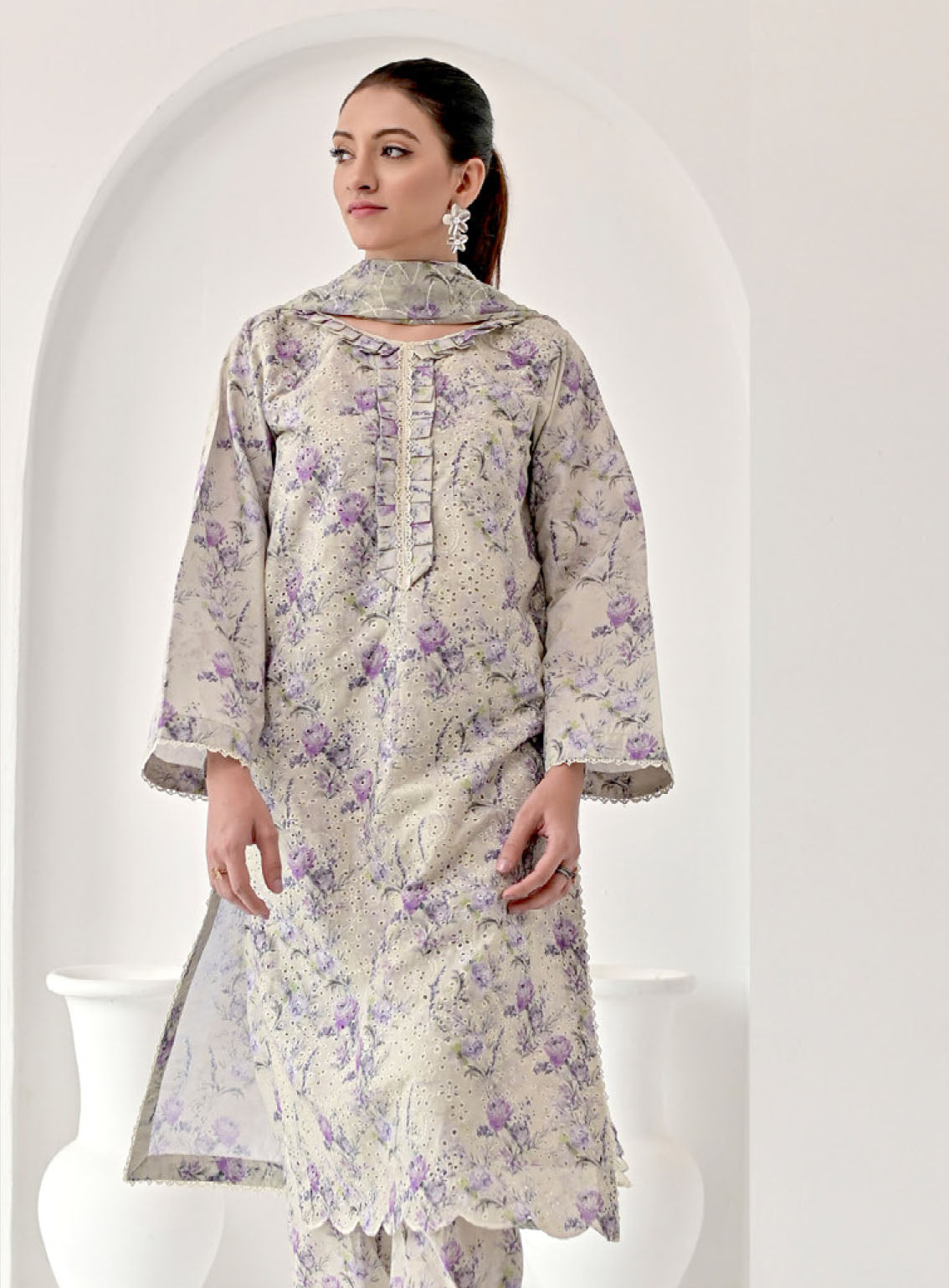 Chromatic By Noorma Kaamal Chikankari Lawn 3 Piece Unstitched Suit NK24C NK-CPC-04 Chromatic By Noorma Kaamal Chikankari Lawn 3 Piece Unstitched Suit NK24C NK-CPC-04
