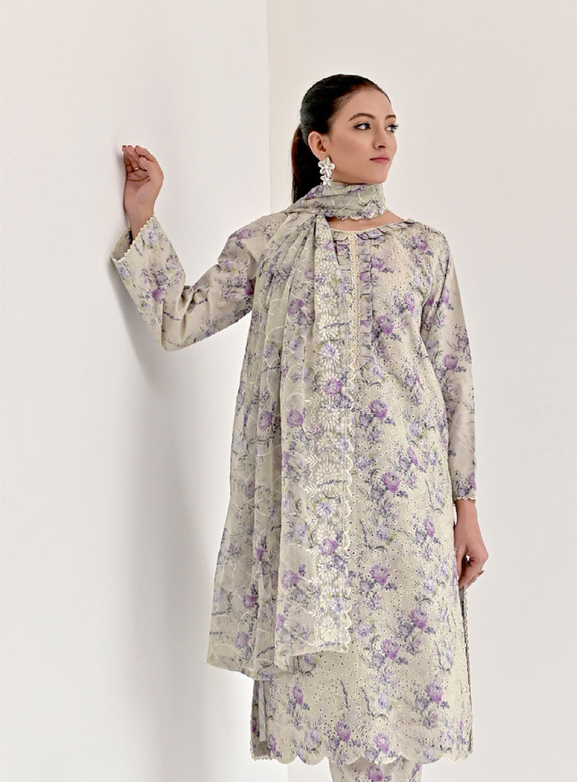 Chromatic By Noorma Kaamal Chikankari Lawn 3 Piece Unstitched Suit NK24C NK-CPC-04 Chromatic By Noorma Kaamal Chikankari Lawn 3 Piece Unstitched Suit NK24C NK-CPC-04