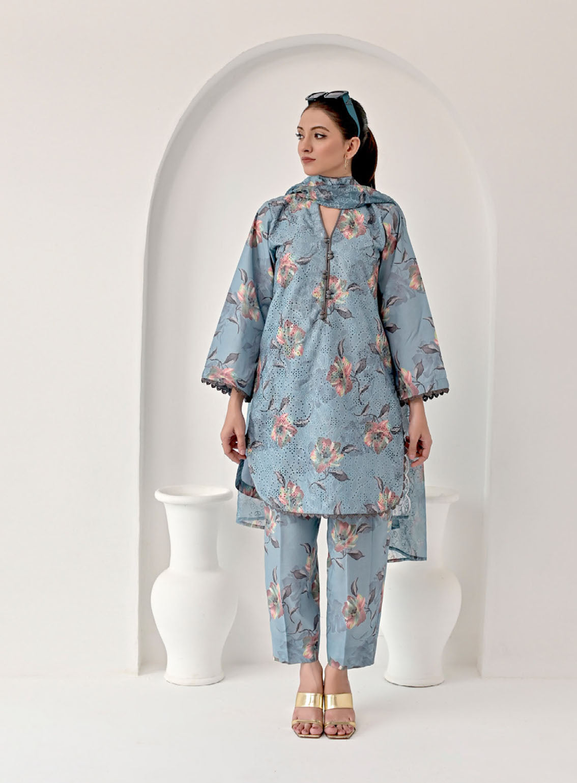 Chromatic By Noorma Kaamal Chikankari Lawn 3 Piece Unstitched Suit NK24C NK-CPC-07 Chromatic By Noorma Kaamal Chikankari Lawn 3 Piece Unstitched Suit NK24C NK-CPC-07