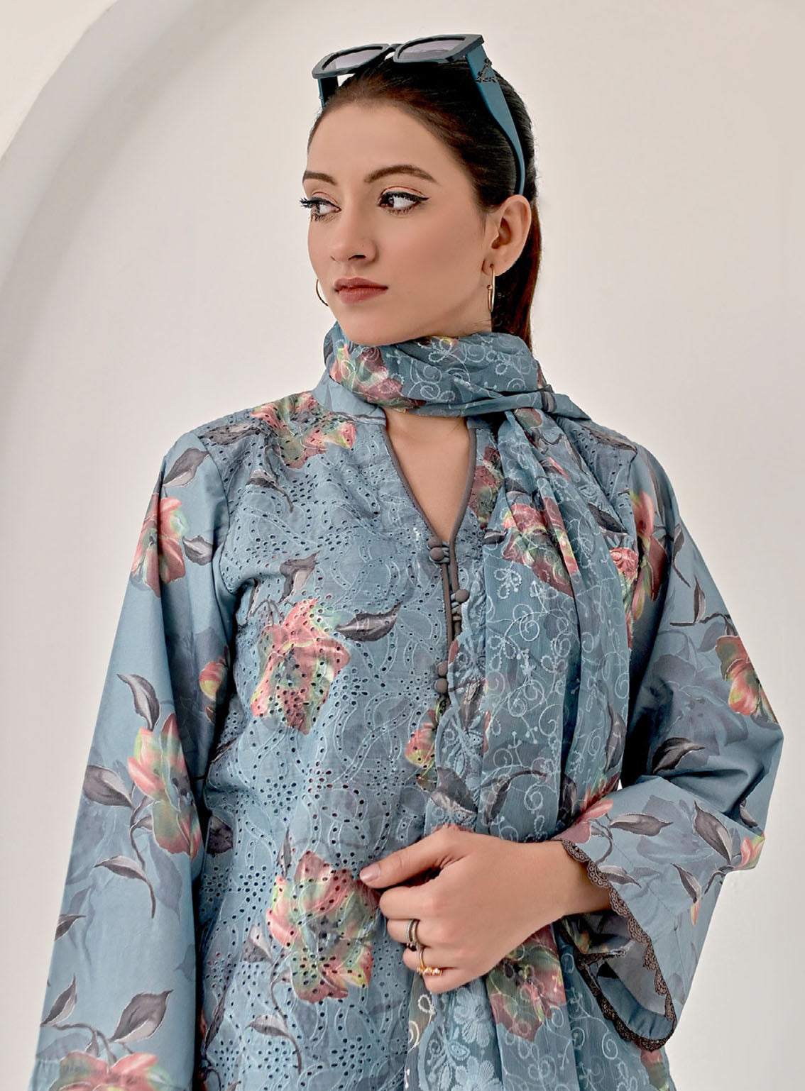 Chromatic By Noorma Kaamal Chikankari Lawn 3 Piece Unstitched Suit NK24C NK-CPC-07 Chromatic By Noorma Kaamal Chikankari Lawn 3 Piece Unstitched Suit NK24C NK-CPC-07