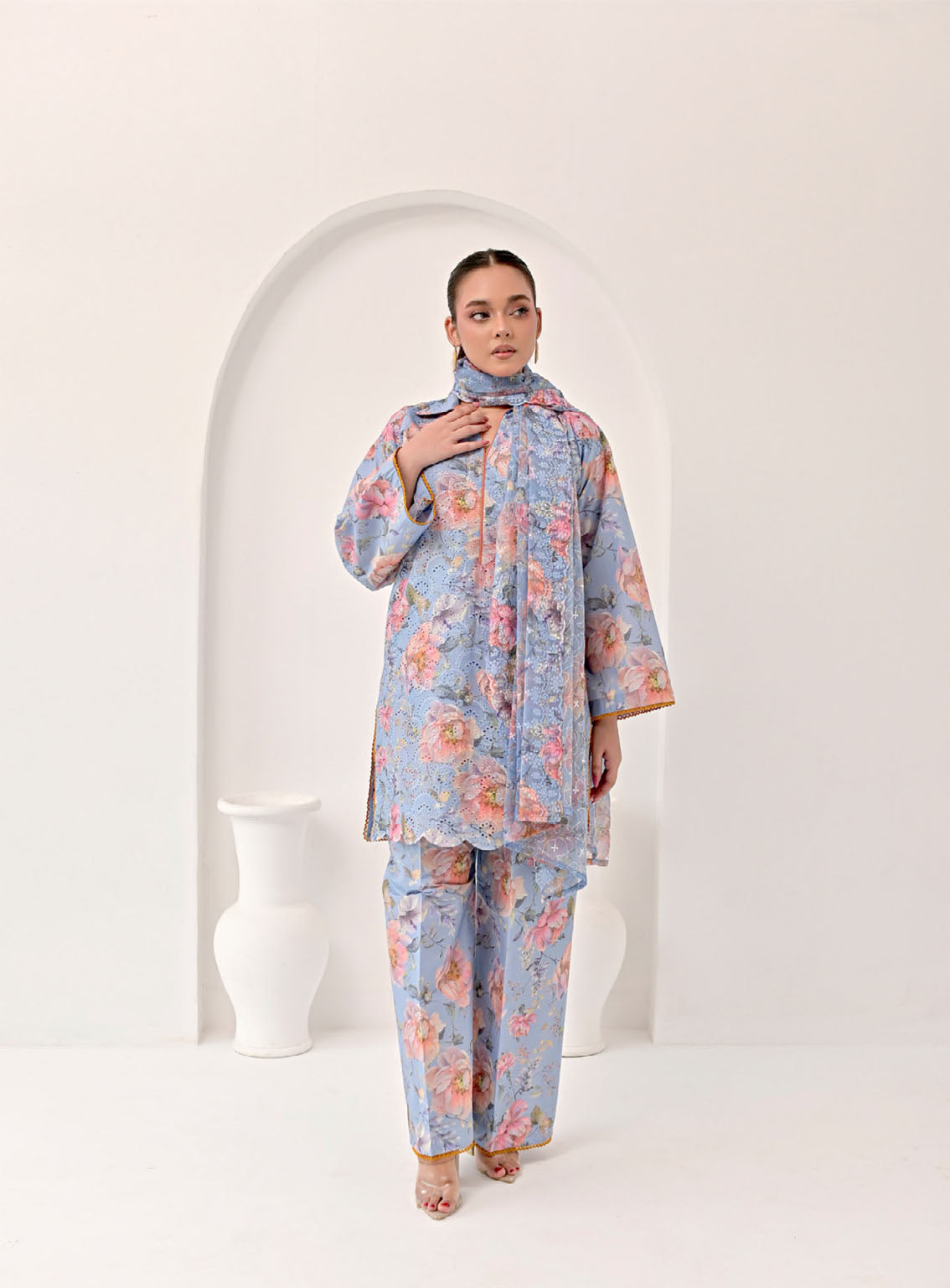 Chromatic By Noorma Kaamal Chikankari Lawn 3 Piece Unstitched Suit NK24C NK-CPC-09 Chromatic By Noorma Kaamal Chikankari Lawn 3 Piece Unstitched Suit NK24C NK-CPC-09