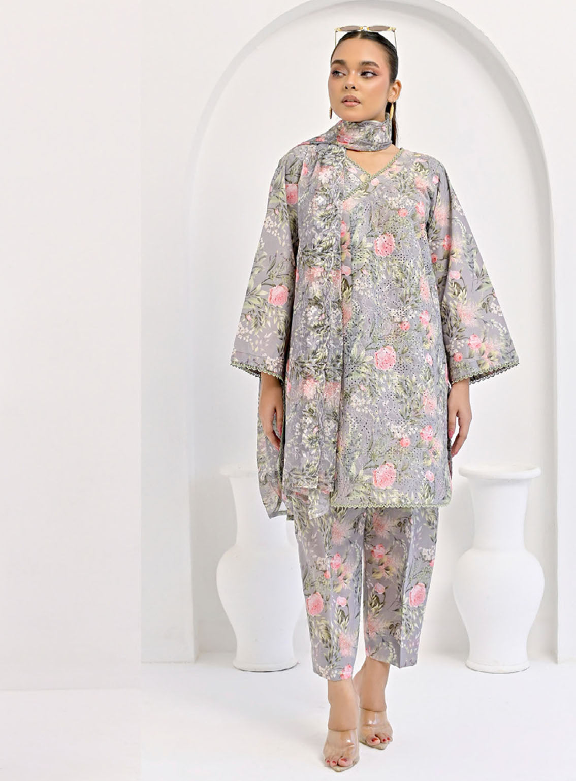 Chromatic By Noorma Kaamal Chikankari Lawn 3 Piece Unstitched Suit NK24C NK-CPC-11 Chromatic By Noorma Kaamal Chikankari Lawn 3 Piece Unstitched Suit NK24C NK-CPC-11