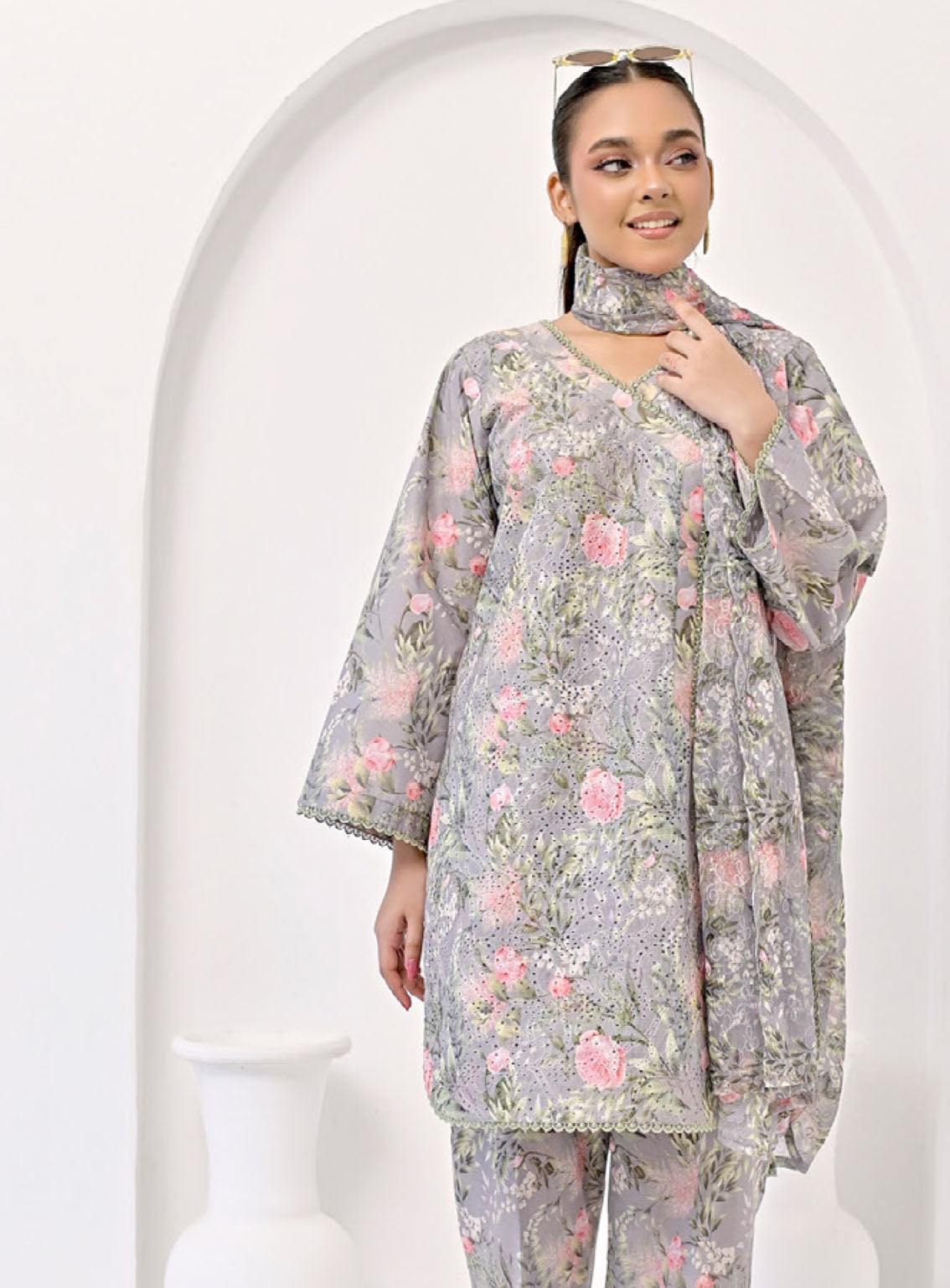 Chromatic By Noorma Kaamal Chikankari Lawn 3 Piece Unstitched Suit NK24C NK-CPC-11 Chromatic By Noorma Kaamal Chikankari Lawn 3 Piece Unstitched Suit NK24C NK-CPC-11