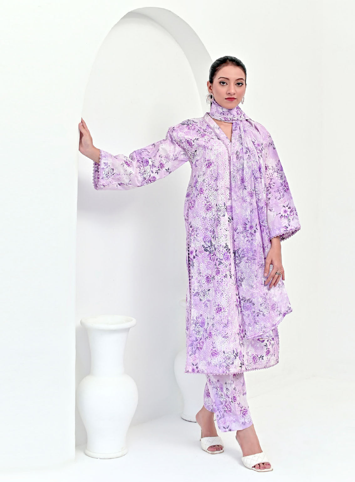 Chromatic By Noorma Kaamal Chikankari Lawn 3 Piece Unstitched Suit NK24C NK-CPC-12 Chromatic By Noorma Kaamal Chikankari Lawn 3 Piece Unstitched Suit NK24C NK-CPC-12