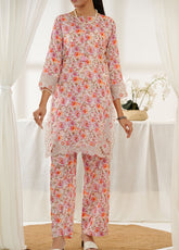 Co-Ord's By Aizal Embroidered Lawn 2 Piece Stitched Suit AL25COEV2 D-550