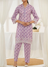 Co-Ord's By Aizal Embroidered Lawn 2 Piece Stitched Suit AL25COEV2 D-555