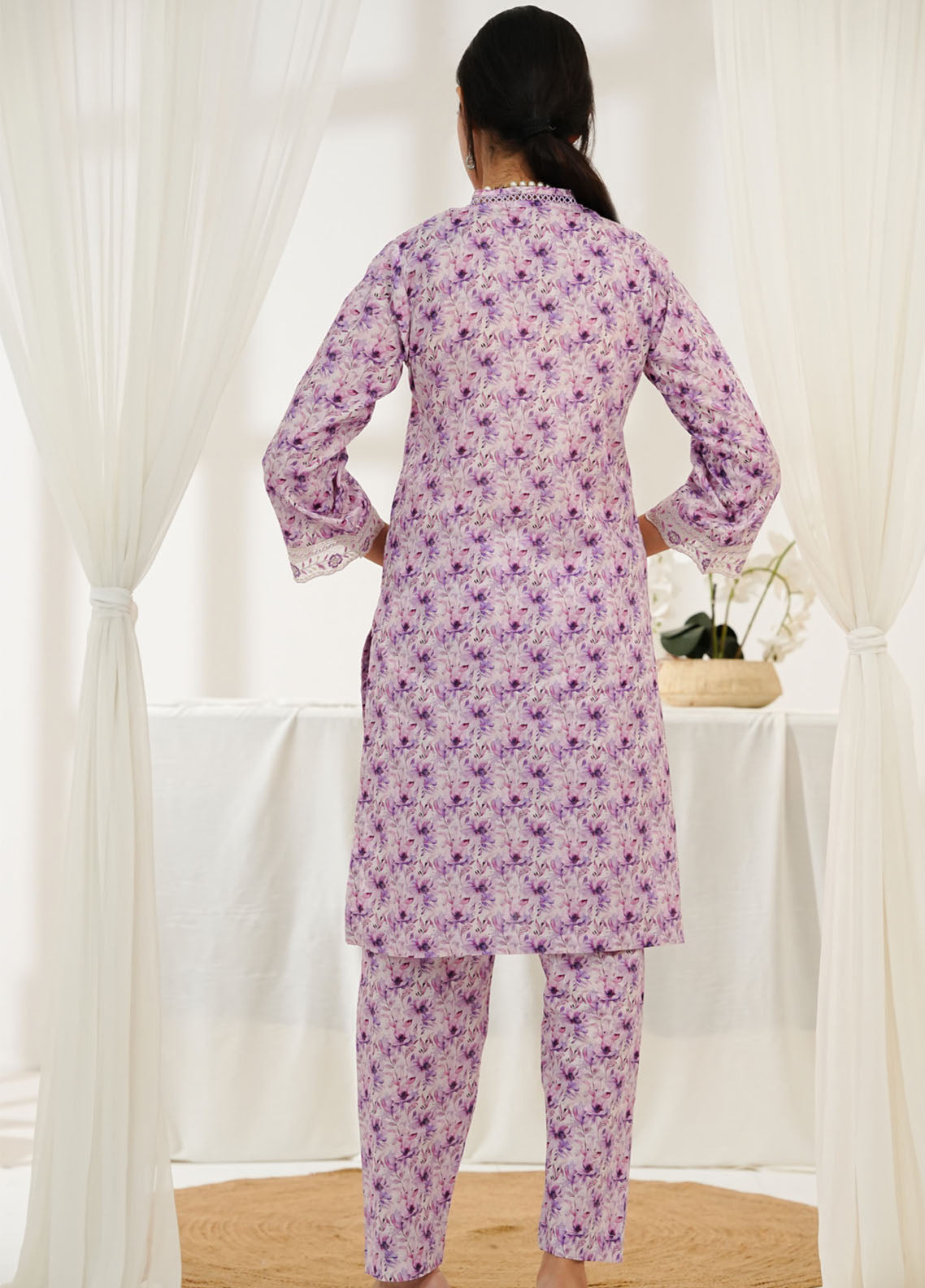 Co-Ord's By Aizal Embroidered Lawn 2 Piece Stitched Suit AL25COEV2 D-555 Co-Ord's By Aizal Embroidered Lawn 2 Piece Stitched Suit AL25COEV2 D-555