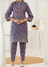 Co-Ord's By Aizal Embroidered Lawn 2 Piece Stitched Suit AL25COEV2 D-562
