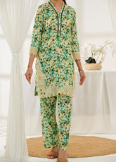 Co-Ord's By Aizal Embroidered Lawn 2 Piece Stitched Suit AL25COEV2 D-569