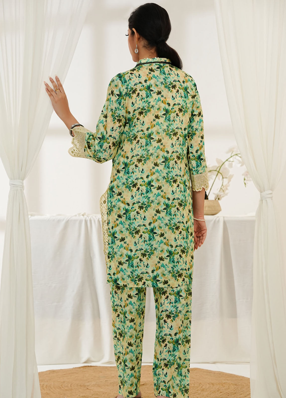 Co-Ord's By Aizal Embroidered Lawn 2 Piece Stitched Suit AL25COEV2 D-569 Co-Ord's By Aizal Embroidered Lawn 2 Piece Stitched Suit AL25COEV2 D-569