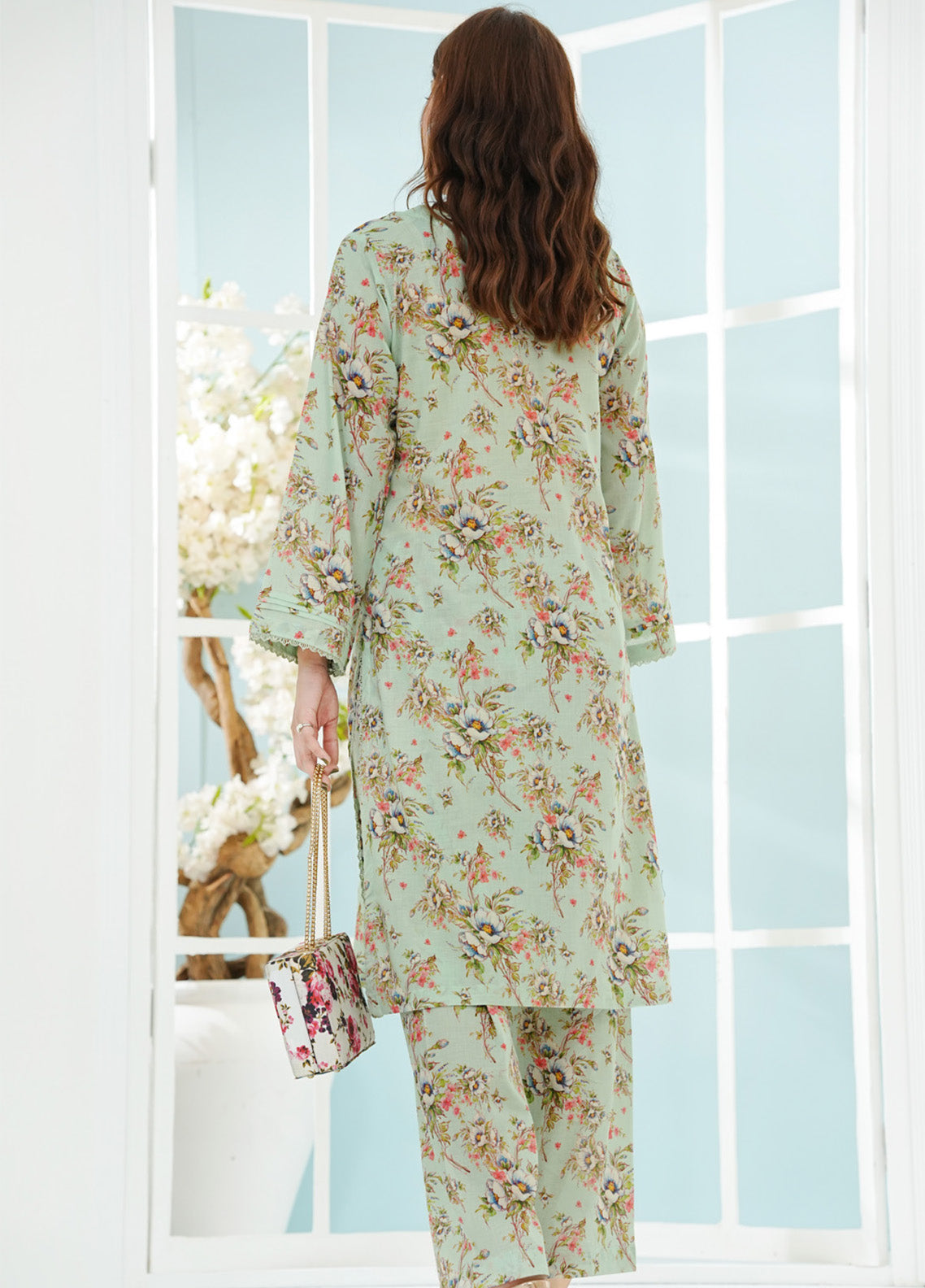 Co-Ord's Prints By Aizal Printed Lawn 2 Piece Stitched Suit AL25COP D-662 Co-Ord's Prints By Aizal Printed Lawn 2 Piece Stitched Suit AL25COP D-662