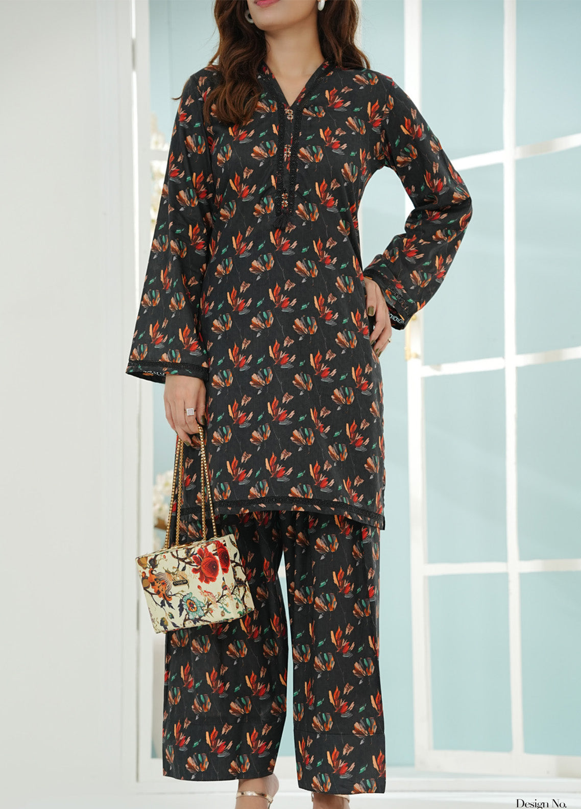 Co-Ord's Prints By Aizal Printed Lawn 2 Piece Stitched Suit AL25COP D-668 Co-Ord's Prints By Aizal Printed Lawn 2 Piece Stitched Suit AL25COP D-668