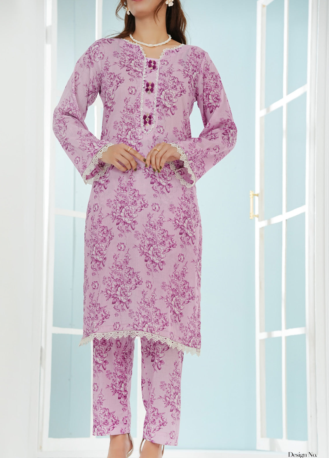 Co-Ord's Prints By Aizal Printed Lawn 2 Piece Stitched Suit AL25COP D-673 Co-Ord's Prints By Aizal Printed Lawn 2 Piece Stitched Suit AL25COP D-673