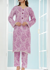 Co-Ord's Prints By Aizal Printed Lawn 2 Piece Stitched Suit AL25COP D-673