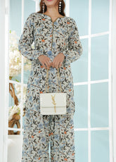 Co-Ord's Prints By Aizal Printed Lawn 2 Piece Stitched Suit AL25COP D-681