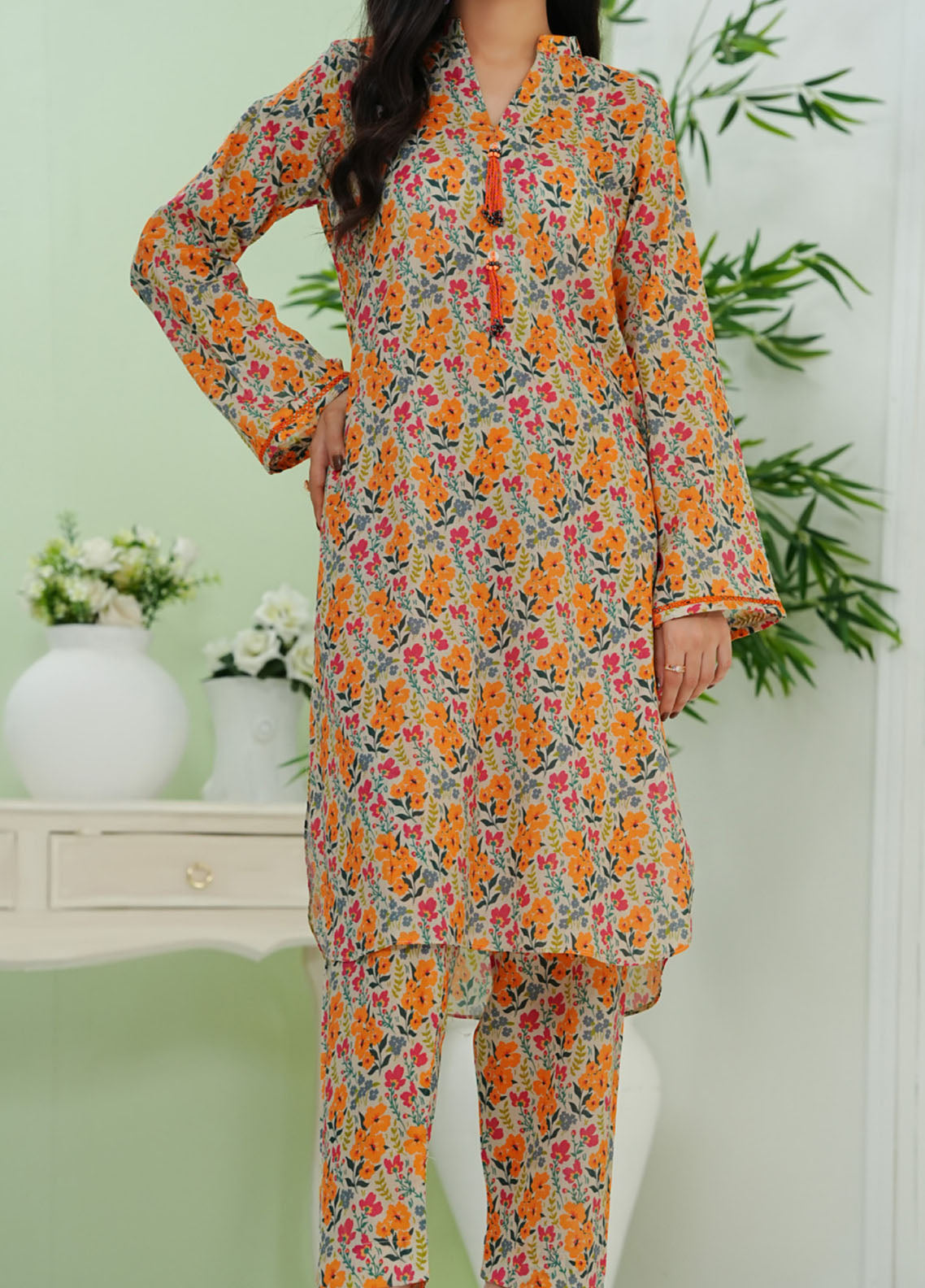 Co-Ord's Prints By Aizal Printed Lawn 2 Piece Stitched Suit AL25COPV2 D-665 Co-Ord's Prints By Aizal Printed Lawn 2 Piece Stitched Suit AL25COPV2 D-665