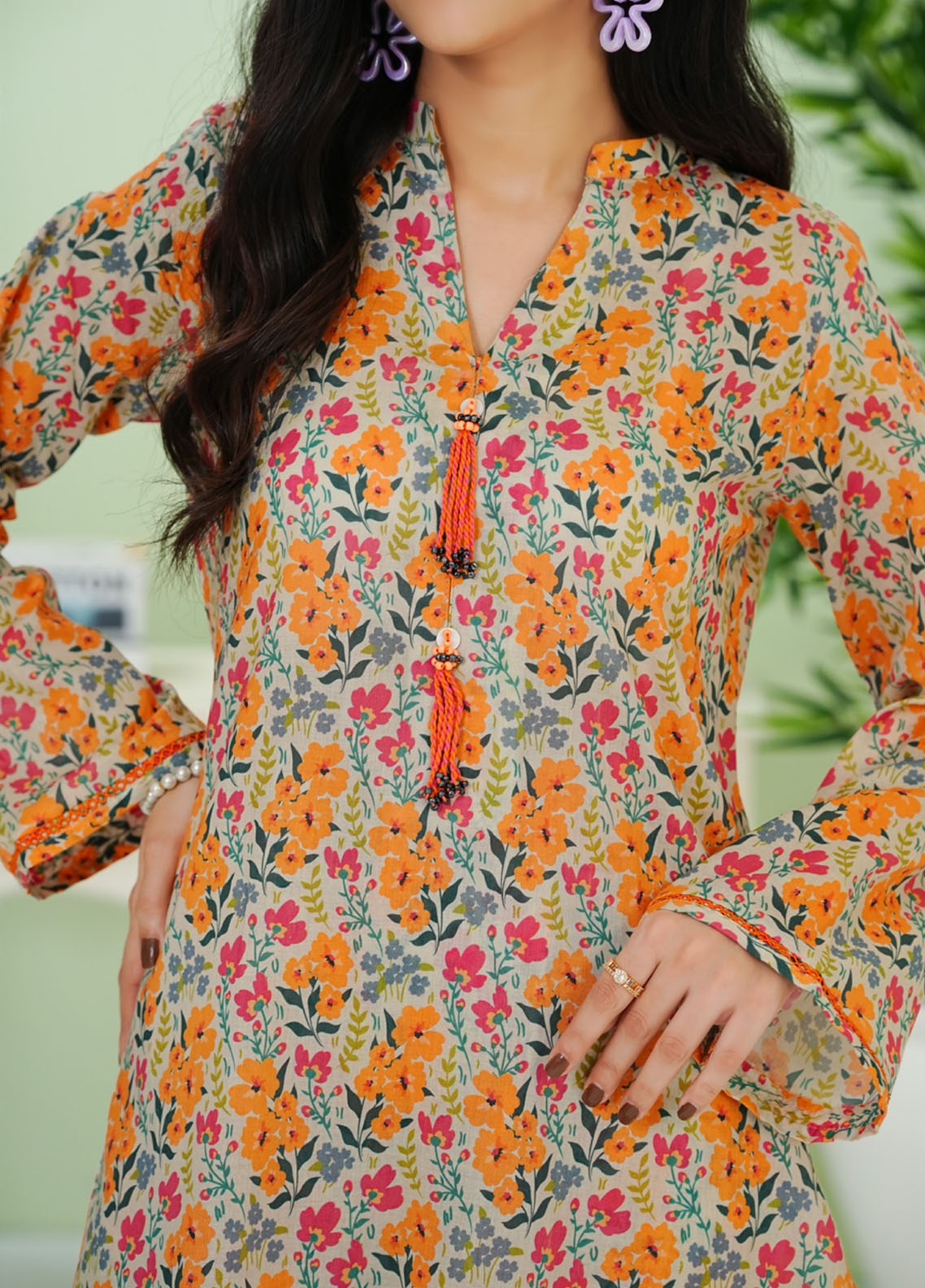Co-Ord's Prints By Aizal Printed Lawn 2 Piece Stitched Suit AL25COPV2 D-665 Co-Ord's Prints By Aizal Printed Lawn 2 Piece Stitched Suit AL25COPV2 D-665