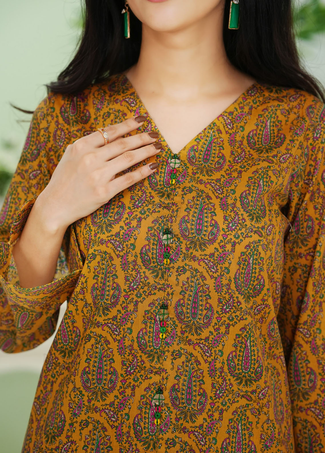 Co-Ord's Prints By Aizal Printed Lawn 2 Piece Stitched Suit AL25COPV2 D-671 Co-Ord's Prints By Aizal Printed Lawn 2 Piece Stitched Suit AL25COPV2 D-671