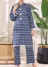 Co-Ordset By Aizal Printed Cambric 2 Piece Stitched Suit AL25COS D-703