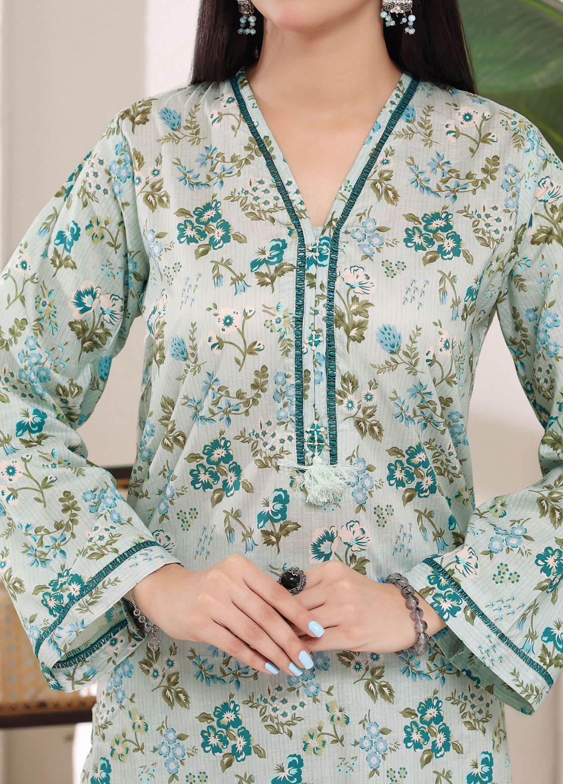 Co-Ordset By Aizal Printed Cambric 2 Piece Stitched Suit AL25COS D-705 Co-Ordset By Aizal Printed Cambric 2 Piece Stitched Suit AL25COS D-705