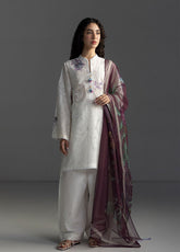 Coco By Zara Shahjahan Embrodiered Lawn 3 Piece Unstitched Suit CZS26CLD1 D-10B SUNE