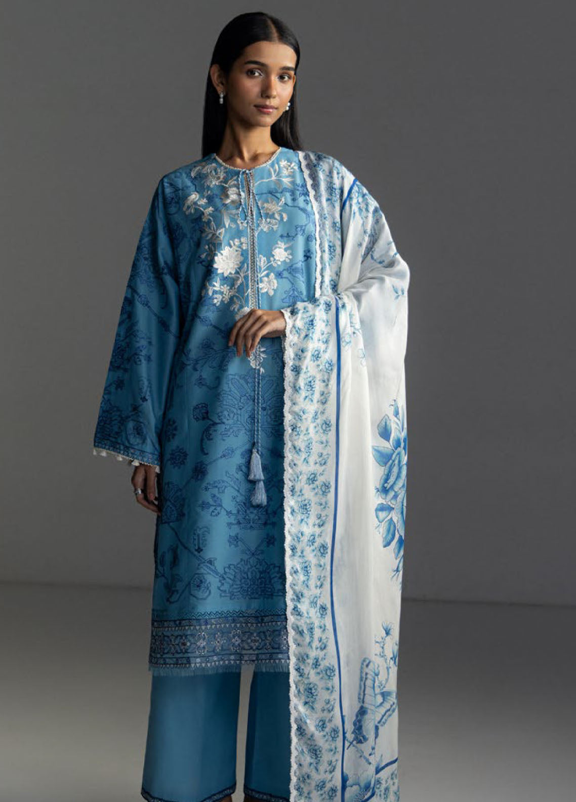 Coco By Zara Shahjahan Embrodiered Lawn 3 Piece Unstitched Suit CZS26CLD1 D-3A AVIONA Coco By Zara Shahjahan Embrodiered Lawn 3 Piece Unstitched Suit CZS26CLD1 D-3A AVIONA