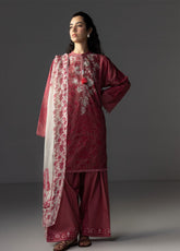 Coco By Zara Shahjahan Embrodiered Lawn 3 Piece Unstitched Suit CZS26CLD1 D-3B AVIONA