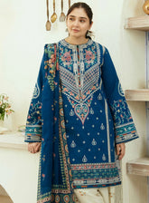 Coco By Zara Shahjahan Embroidered Jacquard 3 Piece Unstitched Suit CZS24E D-01 SEHER