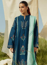 Coco By Zara Shahjahan Embroidered Khaddar 3 Piece Unstitched Suit CZS24W D3A PEARL