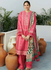 Coco By Zara Shahjahan Embroidered Lawn 3 Piece Unstitched Suit CZS24E D-02 GUL